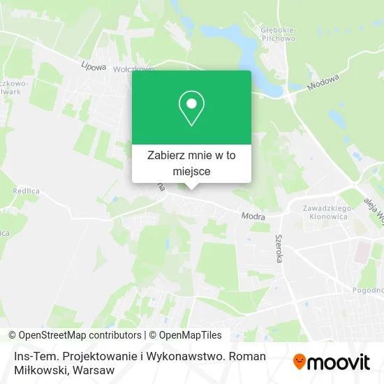 Mapa Ins-Tem. Projektowanie i Wykonawstwo. Roman Miłkowski