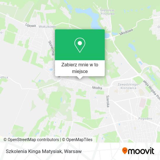 Mapa Szkolenia Kinga Matysiak