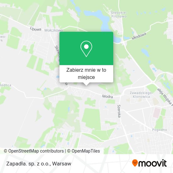 Mapa Zapadła. sp. z o.o.