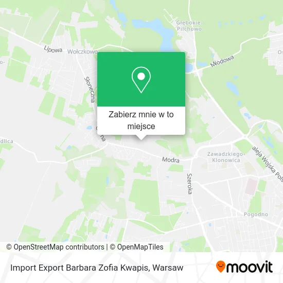 Mapa Import Export Barbara Zofia Kwapis