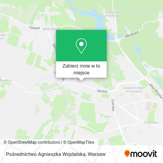 Mapa Pośrednictwo Agnieszka Wojdalska