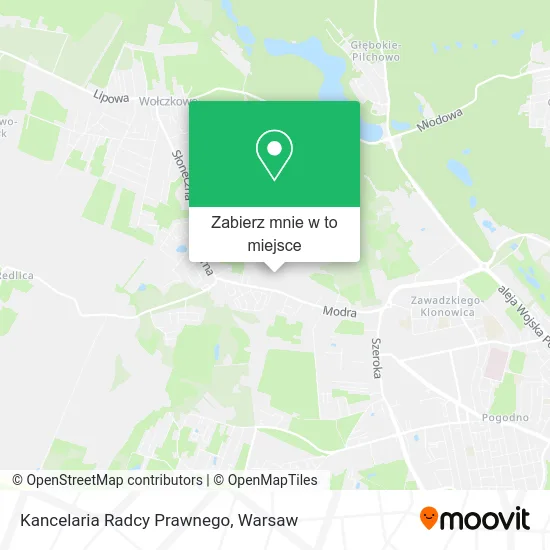 Mapa Kancelaria Radcy Prawnego