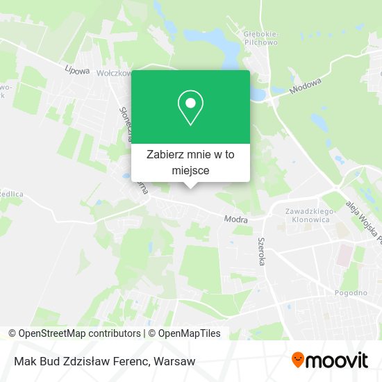 Mapa Mak Bud Zdzisław Ferenc