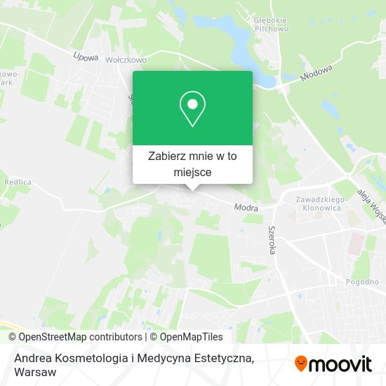 Mapa Andrea Kosmetologia i Medycyna Estetyczna