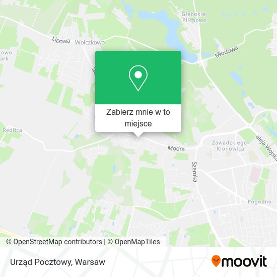 Mapa Urząd Pocztowy