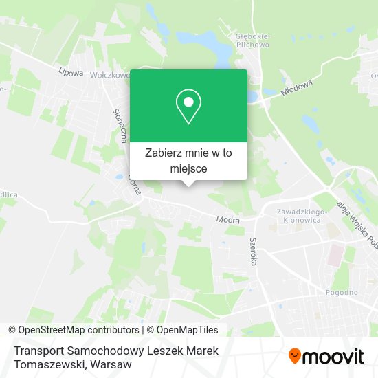 Mapa Transport Samochodowy Leszek Marek Tomaszewski