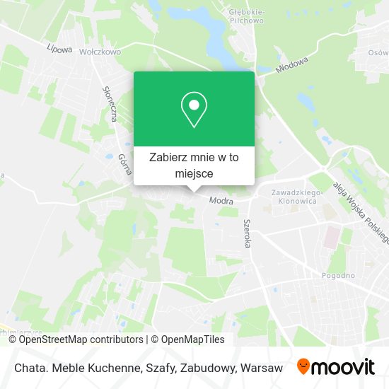 Mapa Chata. Meble Kuchenne, Szafy, Zabudowy