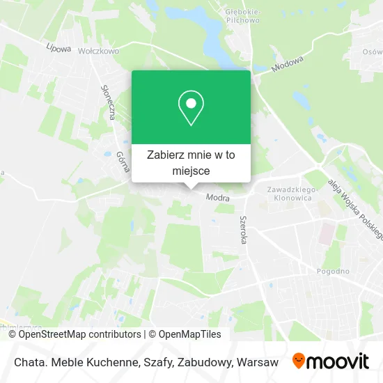 Mapa Chata. Meble Kuchenne, Szafy, Zabudowy