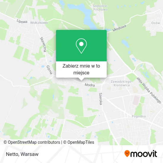 Mapa Netto