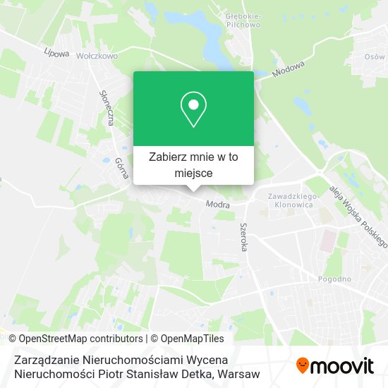 Mapa Zarządzanie Nieruchomościami Wycena Nieruchomości Piotr Stanisław Detka