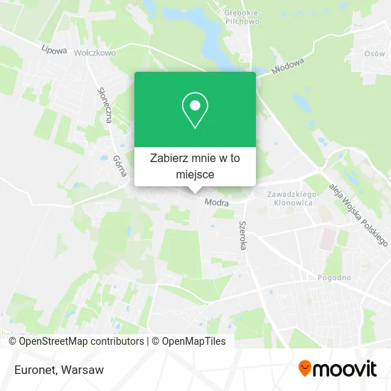 Mapa Euronet