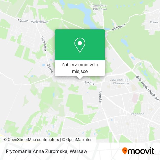 Mapa Fryzomania Anna Żuromska