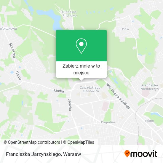 Mapa Franciszka Jarzyńskiego