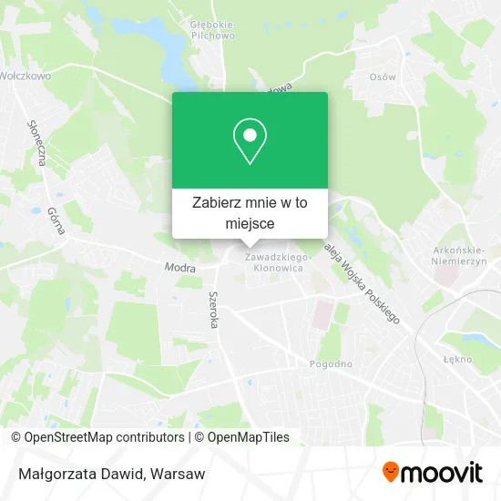 Mapa Małgorzata Dawid