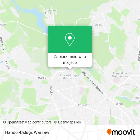 Mapa Handel-Uslugi
