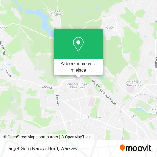 Mapa Target Gsm Narcyz Burd