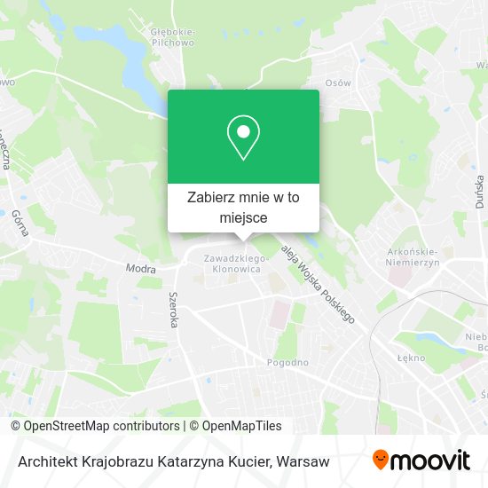 Mapa Architekt Krajobrazu Katarzyna Kucier