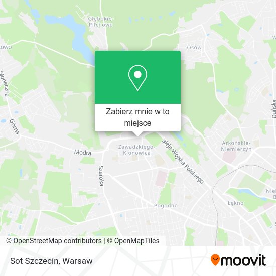 Mapa Sot Szczecin