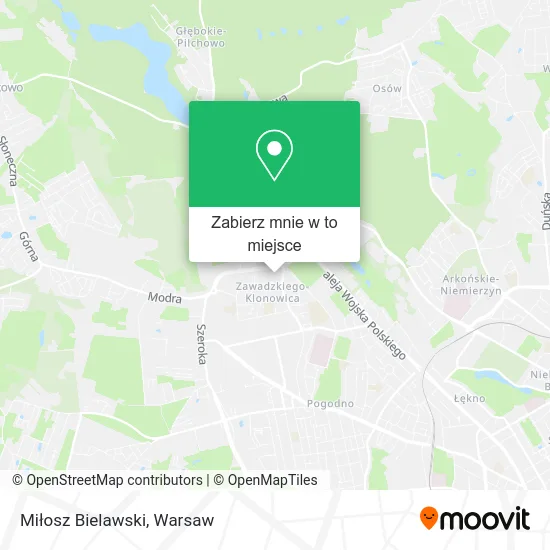 Mapa Miłosz Bielawski