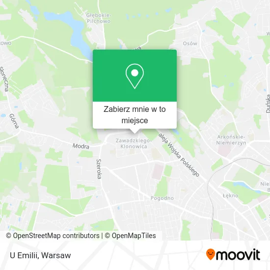 Mapa U Emilii