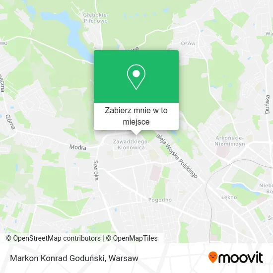 Mapa Markon Konrad Goduński
