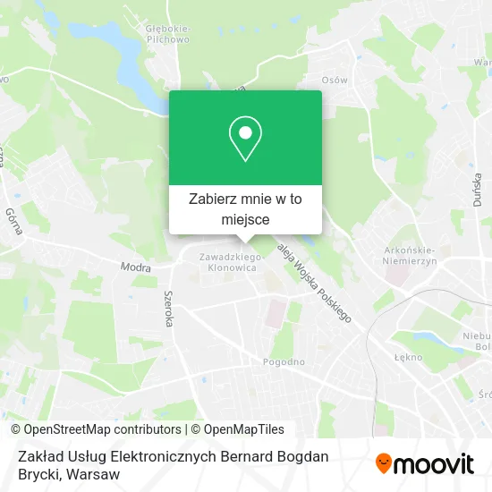 Mapa Zakład Usług Elektronicznych Bernard Bogdan Brycki