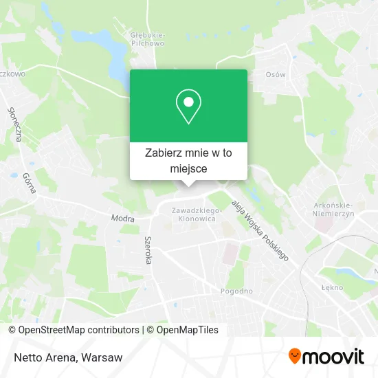 Mapa Netto Arena