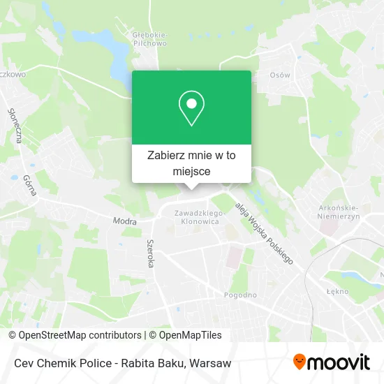 Mapa Cev Chemik Police - Rabita Baku