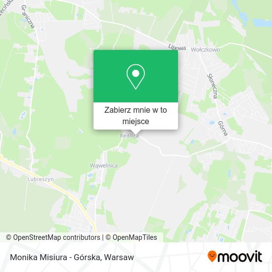 Mapa Monika Misiura - Górska