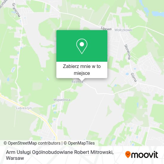 Mapa Arm Usługi Ogólnobudowlane Robert Mitrowski