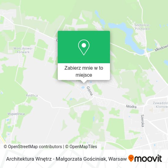 Mapa Architektura Wnętrz - Małgorzata Gościniak