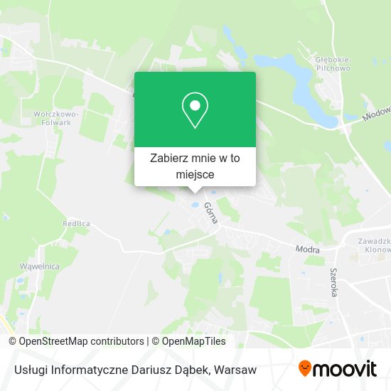 Mapa Usługi Informatyczne Dariusz Dąbek