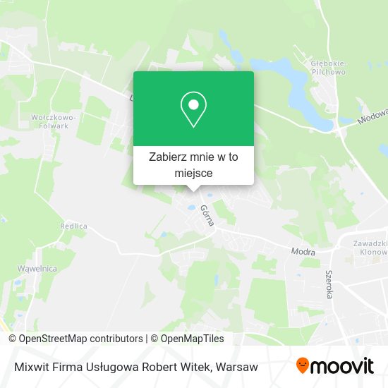 Mapa Mixwit Firma Usługowa Robert Witek