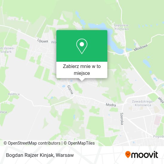 Mapa Bogdan Rajzer Kinjak