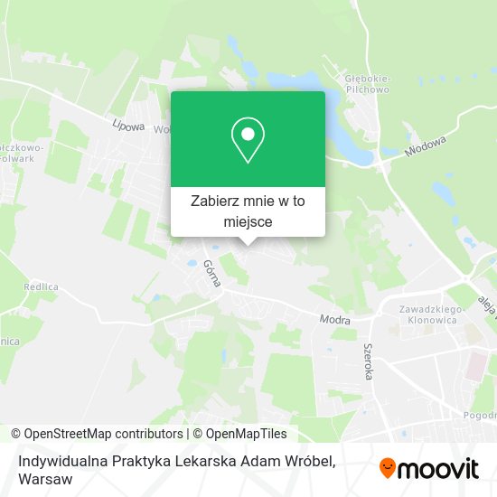 Mapa Indywidualna Praktyka Lekarska Adam Wróbel