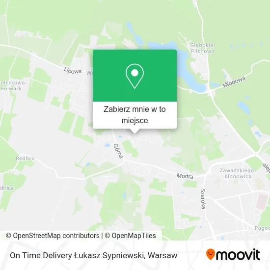 Mapa On Time Delivery Łukasz Sypniewski