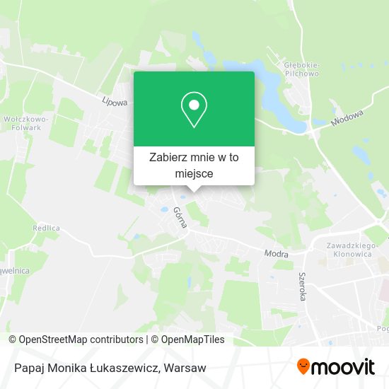 Mapa Papaj Monika Łukaszewicz