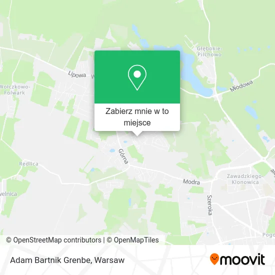 Mapa Adam Bartnik Grenbe