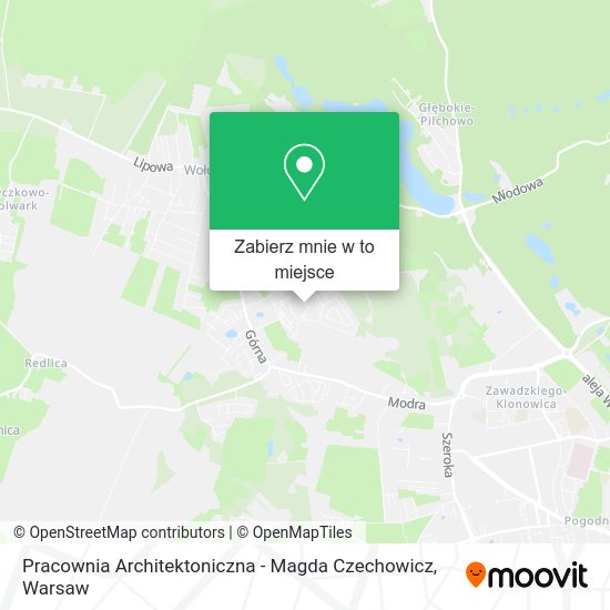 Mapa Pracownia Architektoniczna - Magda Czechowicz