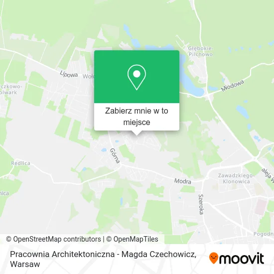 Mapa Pracownia Architektoniczna - Magda Czechowicz