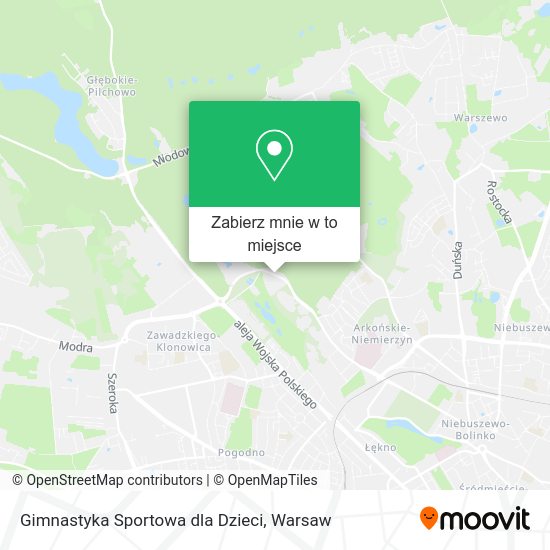 Mapa Gimnastyka Sportowa dla Dzieci