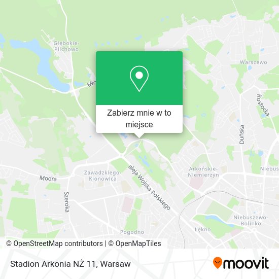 Mapa Stadion Arkonia NŻ 11