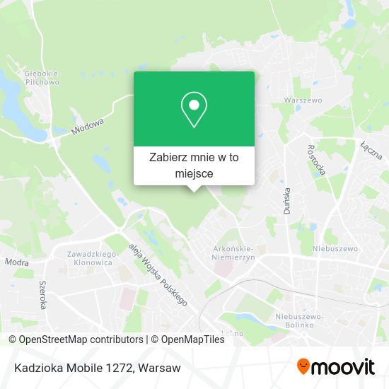 Mapa Kadzioka Mobile 1272