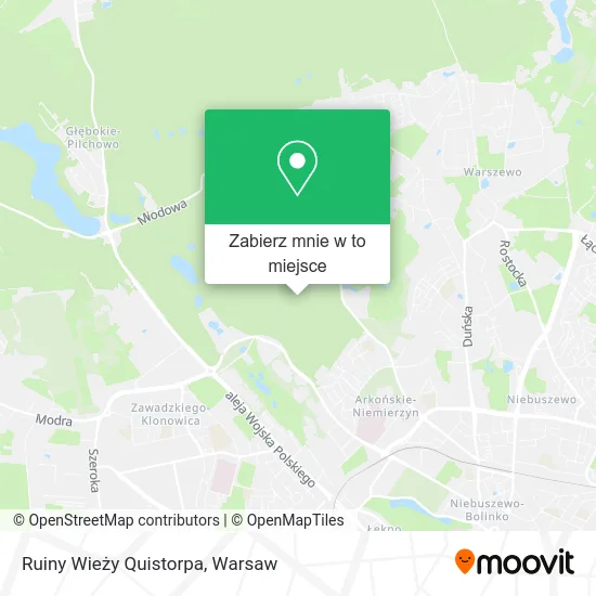 Mapa Ruiny Wieży Quistorpa