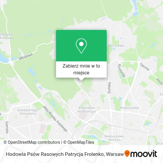 Mapa Hodowla Psów Rasowych Patrycja Frolenko
