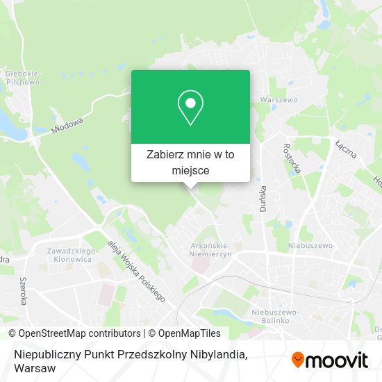 Mapa Niepubliczny Punkt Przedszkolny Nibylandia