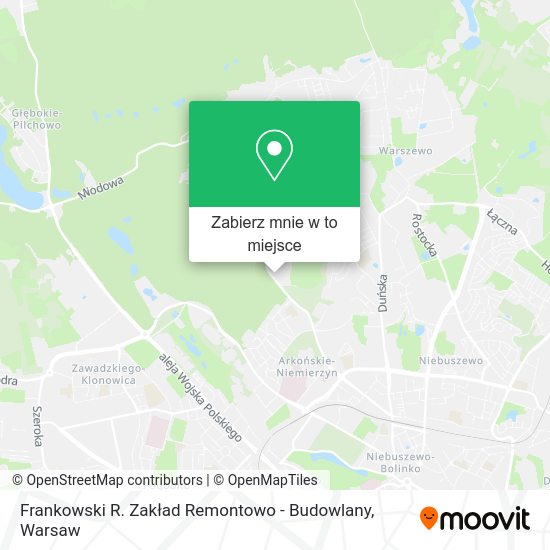 Mapa Frankowski R. Zakład Remontowo - Budowlany