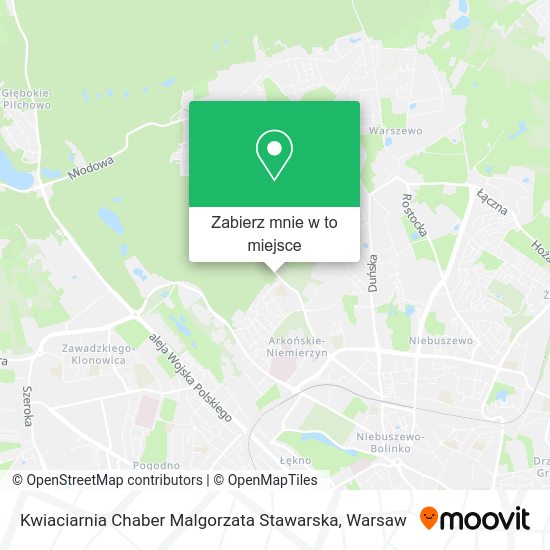 Mapa Kwiaciarnia Chaber Malgorzata Stawarska