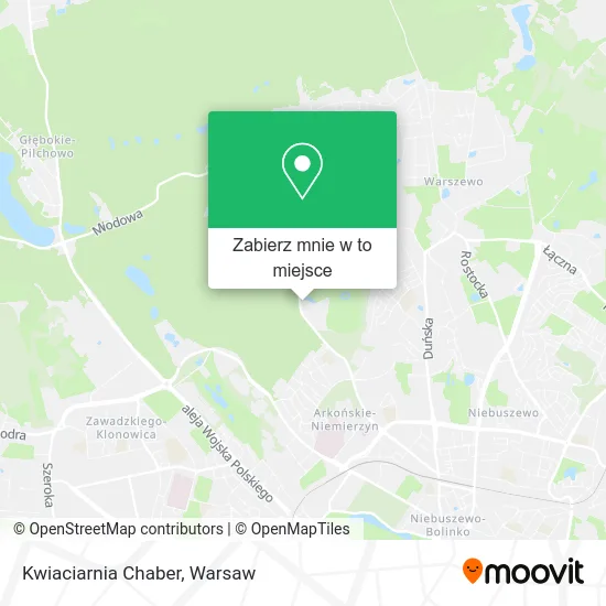 Mapa Kwiaciarnia Chaber