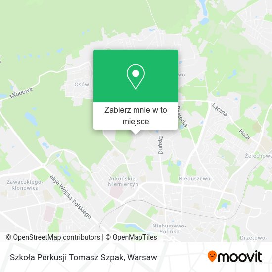 Mapa Szkoła Perkusji Tomasz Szpak